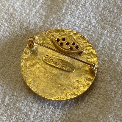 Paloma PICASSO - BROCHE CIRCULAIRE en métal...