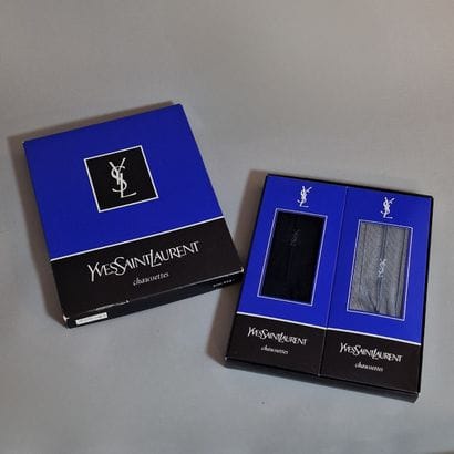 Yves SAINT LAURENT - LOT COMPRISING TWO PAIRS...