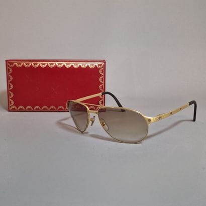 CARTIER - PAIR OF SUNGLASSES EDITION SANTOS...