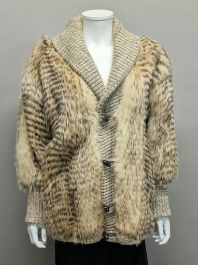 Yves SAINT LAURENT FOURRURES - BLOUSON in...
