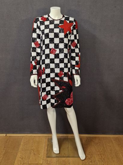 Ella SINGH POUR ESCADA - Black, white and...