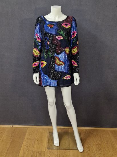 Ella SINGH POUR ESCADA - PEARLED, multicolored...