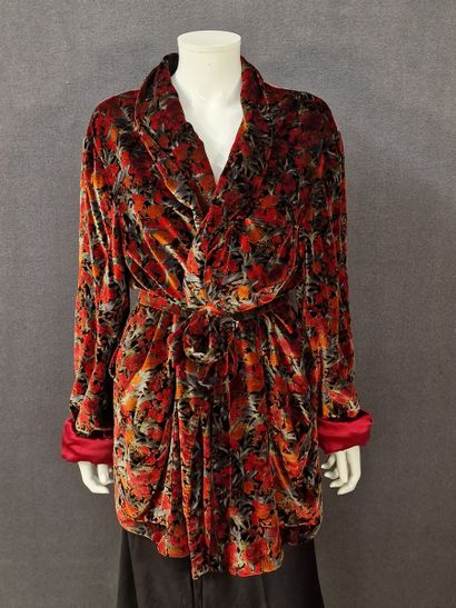 LANVIN BOUTIQUE - INTERIOR JACKET in velvet...