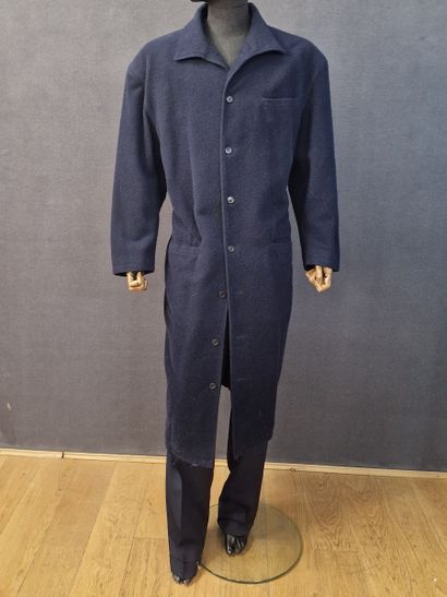Gianni VERSACE - PARDESSUS OVERSIZE en lainage...
