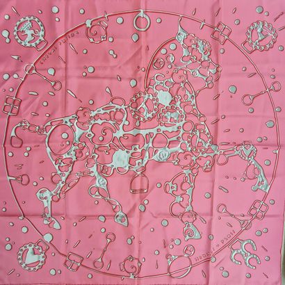 HERMES PARIS MADE IN FRANCE - CARRE in printed...