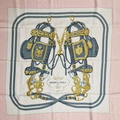 HERMES PARIS MADE IN FRANCE - CARRE en twill...