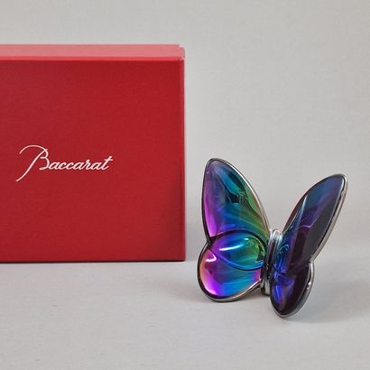 BACCARAT
Papillon bleu irisé
Epreuve en cristal...