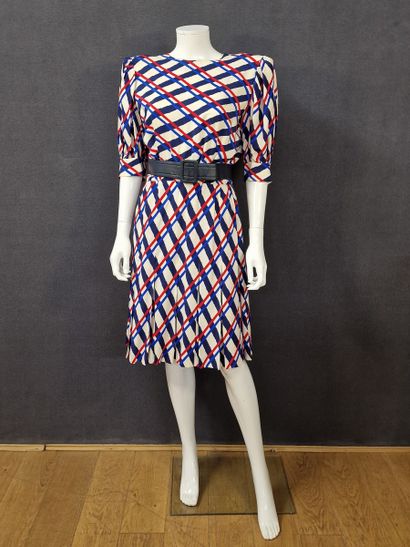 GIVENCHY - PAPER PATRON - Dress in multicolored...