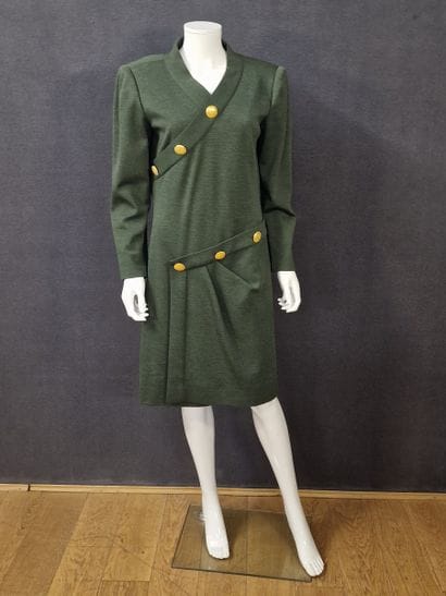 GIVENCHY PATRON PAPIER - Green mottled jersey...