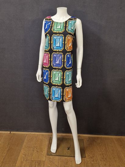 BOUTIQUE MOSCHINO - Black sleeveless dress...