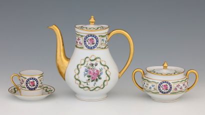HAVILAND LIMOGES MODELE LOUVECIENNES SERVICE...