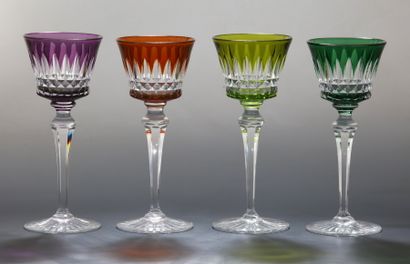 BACCARAT - MODELE BUCKINGHAM - 4 VERRES A...