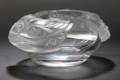 LALIQUE FRANCE - MODELE OLGA - COUPE A CAVIAR...