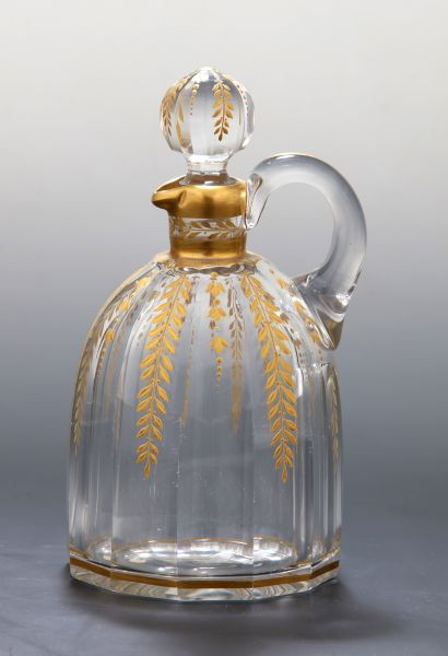 BACCARAT -CARAFON A ALCOOL en cristal blanc...