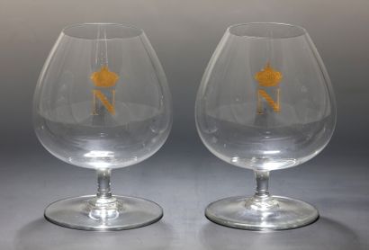 BACCARAT - MODELE NAPOLEON -6 GRANDS VERRES...