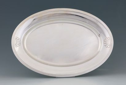 CHRISTOFLE MODELE VIBRATIONS - PLAT OVALE...