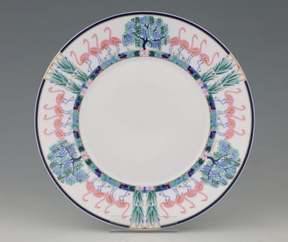BERNARDAUD - LIMOGES - MODELE FLAMANDS ROSES...