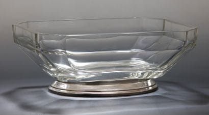 JARDINIERE DE TABLE OCTOGONALE en cristal...