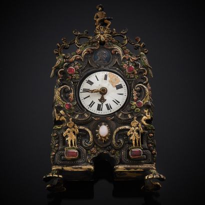 Horloge de fantaisie en forme d’autel, cadran...