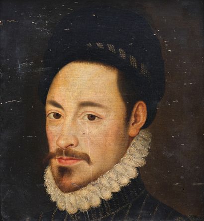Ecole Française vers 1580, entourage de CLOUET
Portrait...
