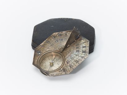 CLAUDE LANGLOIS (1703-1756) 
Cadran solaire...