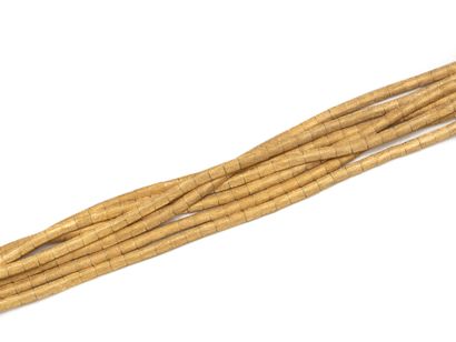 Flexible BRACELET in 750 thousandths gold,...