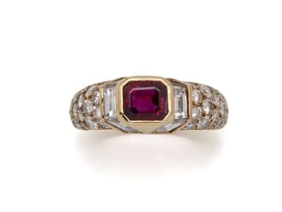 BOUCHERON - Wedding band ring in 750 thousandths...