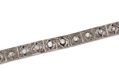 DELICAT BRACELET in 750 gold lined with 850...
