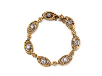 DELICAT Articulated BRACELET in 750 mm gold...
