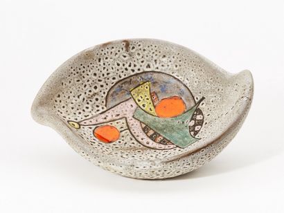Marius BESSONE (1929-2001)
free-form CUP
Glazed...