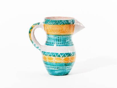 ALLIX XXth century
PICHET 
Glazed ceramic...
