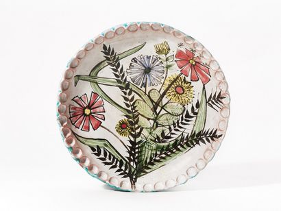 Georges GOUZY (1931-2012)
PLAT flowers and...