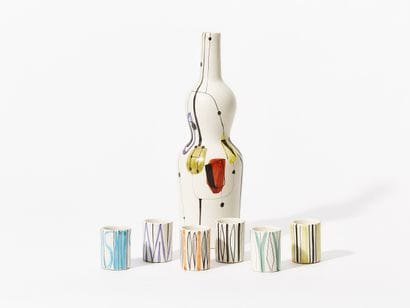 Roger CAPRON (1922-2006)
BOUTEILLE rhum et...
