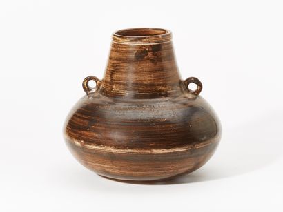 Jacques POUCHAIN (1925-2015)
RINGED VASE...