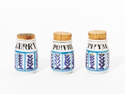 Roger CAPRON (1922-2006)
TROIS POTS A EPICES...