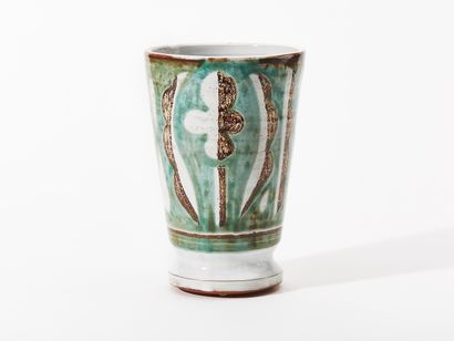 Michel BARBIER (1933-2012)
VASE on heel
Glazed...