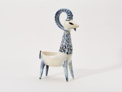 Lucien NEUQUELMAN (1909-1988) 
IBEX CUP 
Glazed...