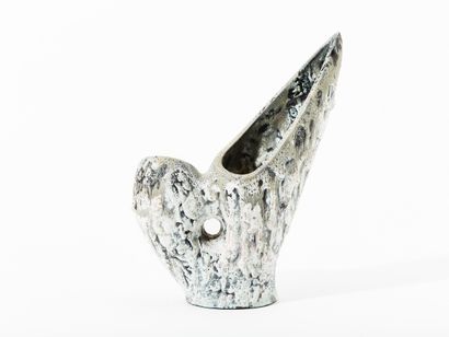 Louis GIRAUD 20th century
DOUBLE VASE 
Glazed...