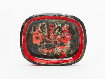 ALLIX XXth century
PEOPLE BOWL 1953
Glazed...