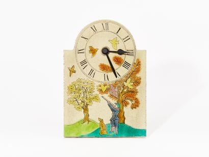 Roger CAPRON (1922-2006)
PENDULE AU CHASSEUR...