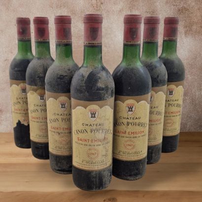 CHATEAU CANON POURRET - SAINT EMILION - 1967
7...