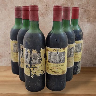 CHATEAU BEAUSEJOUR - POMEROL - 1973
6 bottles
Labels...