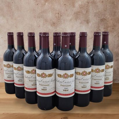 CHATEAU CROIZET BAGES - PAUILLAC - 2003
12...