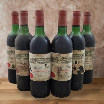 CHATEAU PAVIE - SAINT EMILION - 1975
6 bottles
Labels...