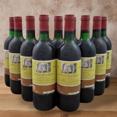 CHATEAU BEAUSEJOUR - POMEROL - 1986
11 bottles
Labels...