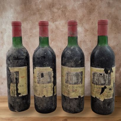 CHATEAU BEAUSEJOUR - POMEROL - 1966
4 bottles
Labels...