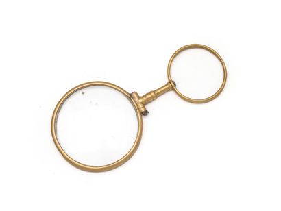 MONOCLE in 750 thousandths gold. French work...