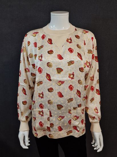 HERMES Paris made in France - Top in ecru...
