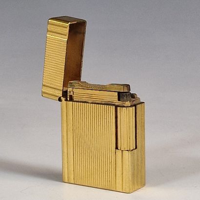 S.T. DUPONT DUPONT - GOLD-PLATED GAS POCKET...