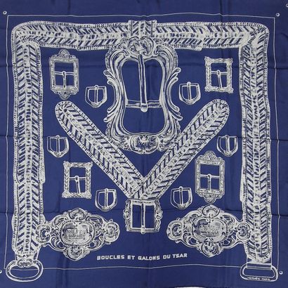 HERMES Paris made in France - CARRE en twill...